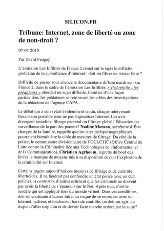 Revue de presse 07/04/2010