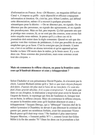 Revue de presse 07/04/2010