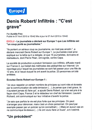 Revue de presse 07/04/2010