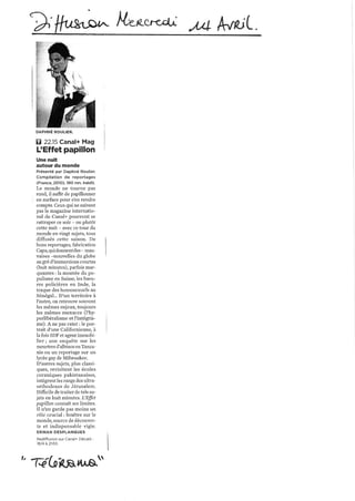 Revue de presse 07/04/2010