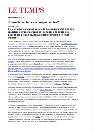 Revue de presse 07/04/2010