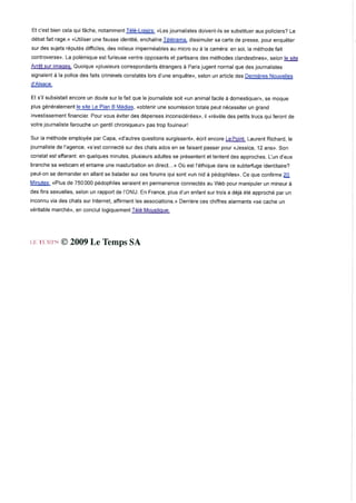 Revue de presse 07/04/2010