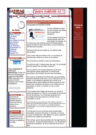 Revue de presse 07/04/2010