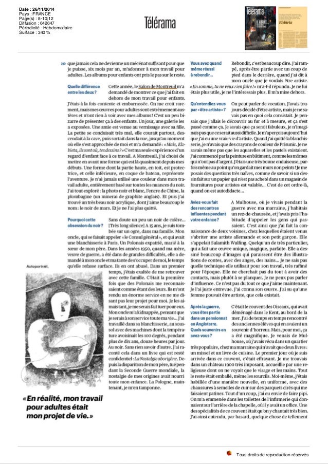 Revue de presse (extraits)