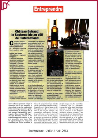 
 
 




 
 
    Entreprendre – Juillet / Août 2012
 