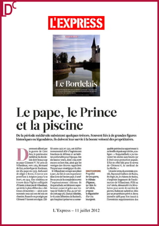 L’Express – 11 juillet 2012
 