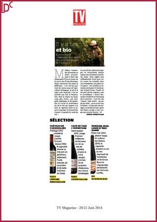 TV Magazine - 20/21 Juin 2014
 