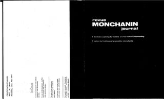 Revue monchanin vol.xii, no 3, cahier 64