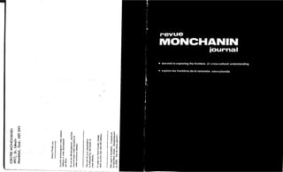 Revue monchanin vol xii,no2,cahier 63