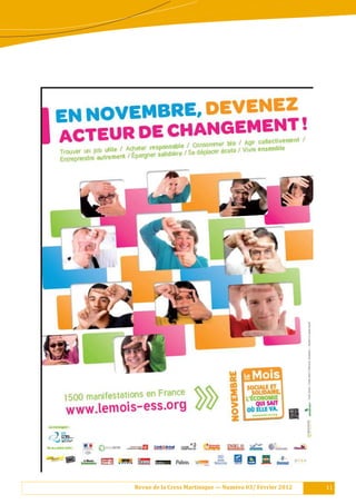 Revue	de	la	Cress	Martinique	—	Numéro	03/	Février	2012   11
 