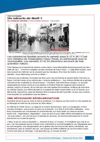 Revue	de	la	Cress	Martinique	—	Numéro	03/	Février	2012   25
 