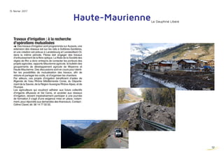 12
9 février 2017
Maurienne-TarentaiseLa Maurienne
Aiguebelle
Saint-Etienne-de-Cuines
 