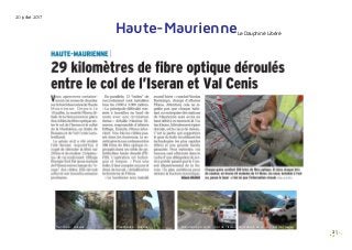 Revue de presse Fibrea