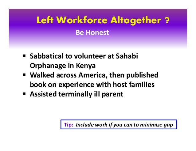 How To Put A Sabbatical On Your Resume How To Put A Sabbatical On Your Resume