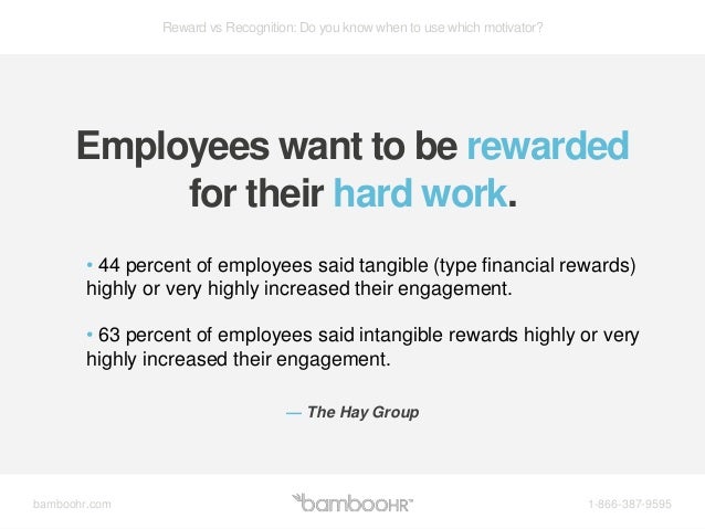recognition for hard work