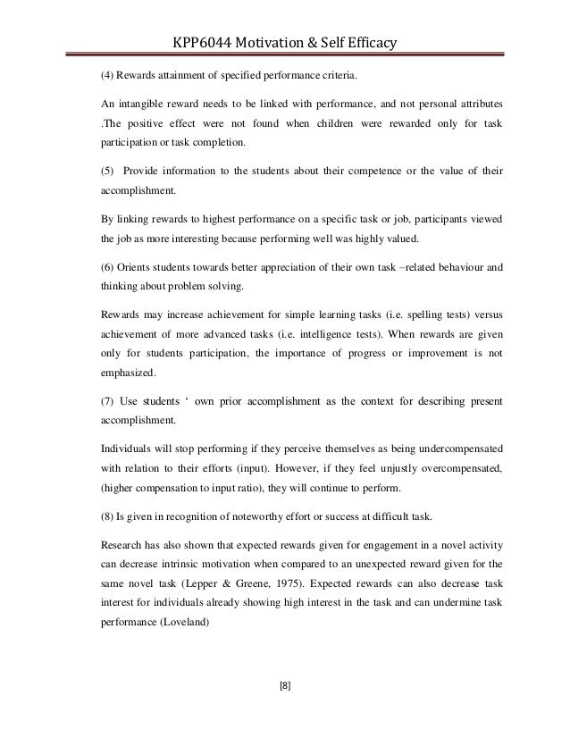 Reward and punishment