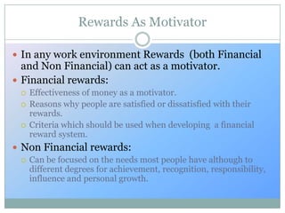 Reward Management
