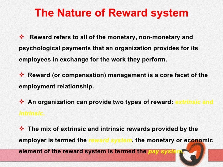 Stock options are an example of an intrinsic reward