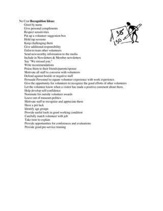 Our "Fun-derful" Volunteers (handout) | PDF