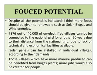Renewable energy resources in Pakistan | PDF