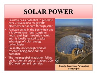 Renewable energy resources in Pakistan | PDF