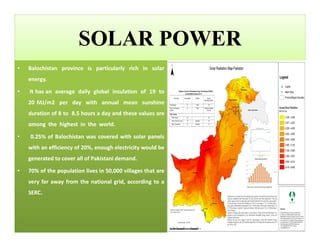 Renewable energy resources in Pakistan | PDF