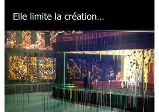 Elle limite la création…
!16
 