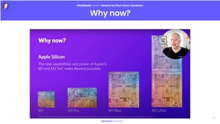 PitchDeckCoach | Rewind AI Pitch Deck Teardown
Why now?
pitchdeckcoach.com
31
 