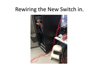 Rewiring the New Switch in.
 