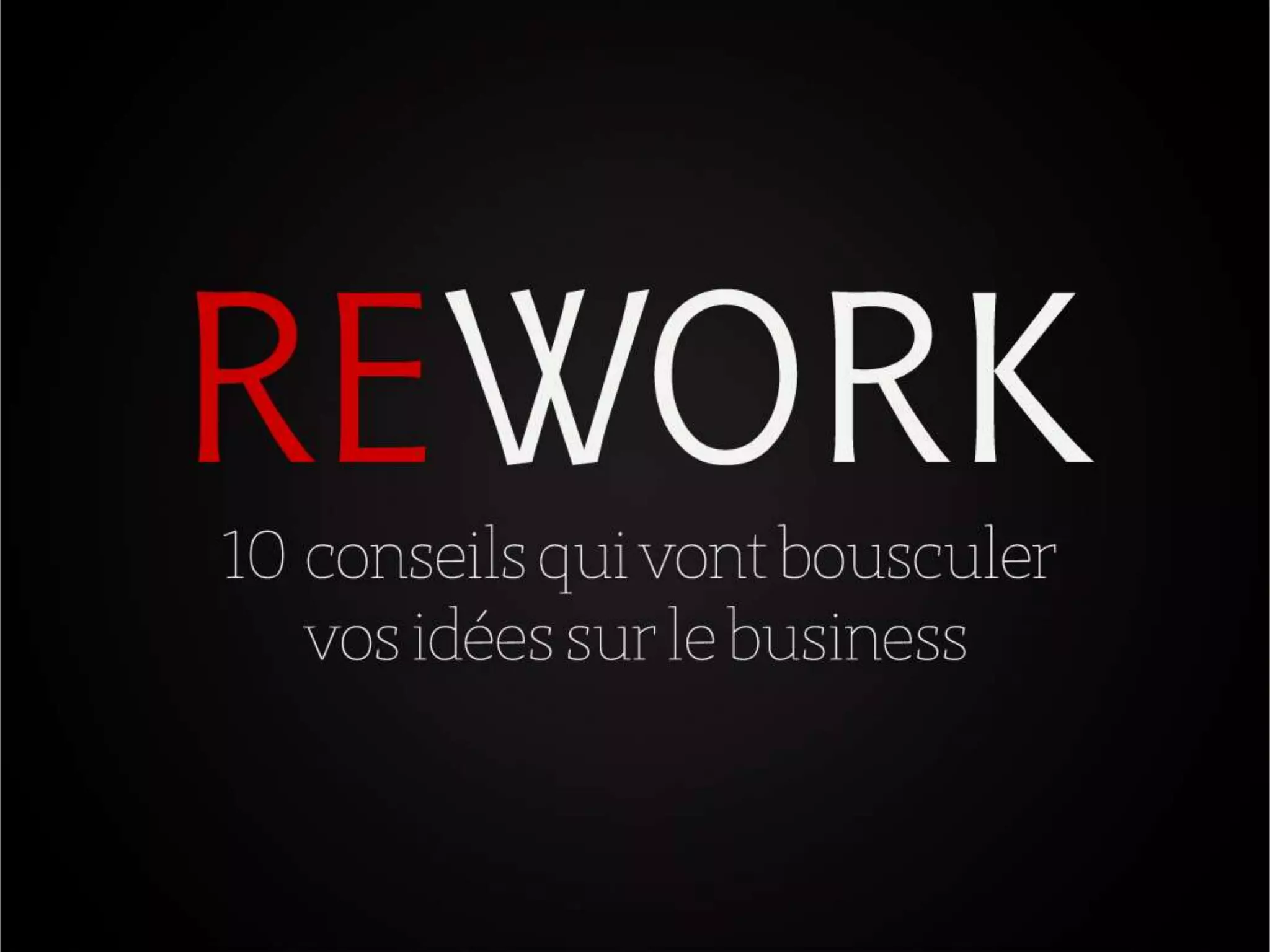 Rework | PPT