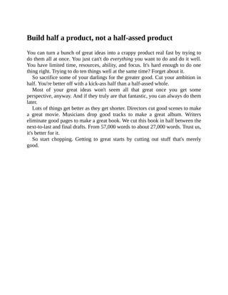 "Rework"-change the way you work forever | PDF