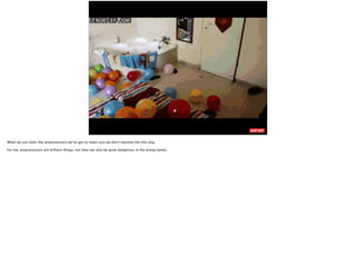 @AshNolan_ :
When we use tools like preprocessors we’ve got to make sure we don’t become like this dog.
For me, preprocessors are brilliant things, but they can also be quite dangerous in the wrong hands.
 