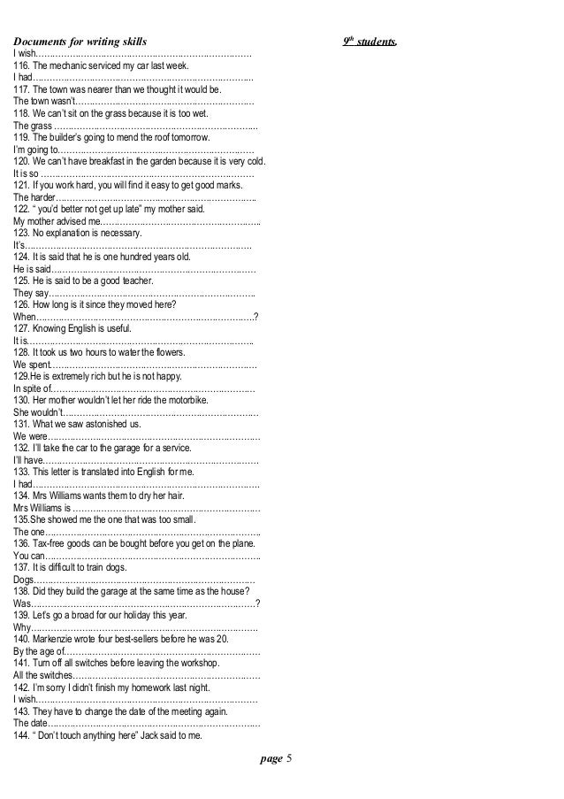 Rewrite The Sentence By Changing The Gender Rewrite sentences