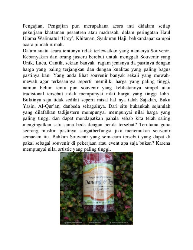 TERMURAH 62 813 2666 1515 Souvenir Pengajian Dan Siraman TERMURAH 62 813 2666 1515 Souvenir Pengajian Dan Siraman