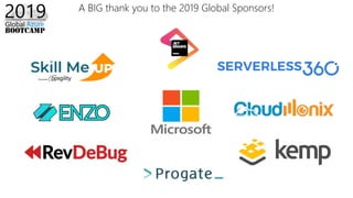 A BIG thank you to the 2019 Global Sponsors!
 