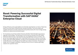 Rexel digital transformation via HEC