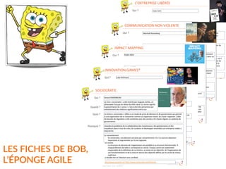 LES  FICHES  DE  BOB,    
L’ÉPONGE  AGILE
 