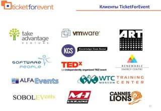 Клиенты TicketForEvent
22
 