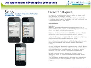 Les applications développées (concours)


Rengo                                         Caractéristiques
Catégorie : Créat...