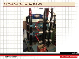 BIL Test Set (Test up to 300 kV)
Test capability
 