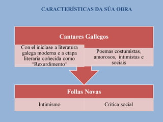 CARACTERÍSTICAS DA SÚA OBRA 
 