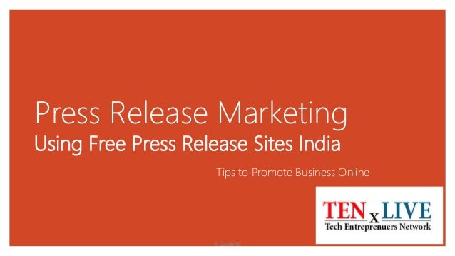 How To Do Press Release Marketing Using Free Press Release Sites In I 