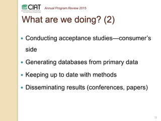 Novel impact assessment approaches for agriculture, environment and policy
