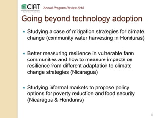 Novel impact assessment approaches for agriculture, environment and policy