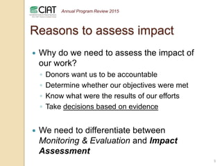 Novel impact assessment approaches for agriculture, environment and policy