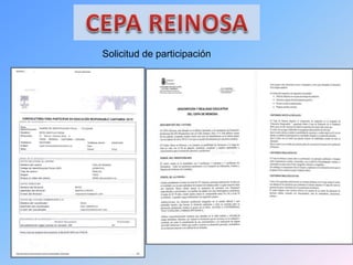 Solicitud de participación
 