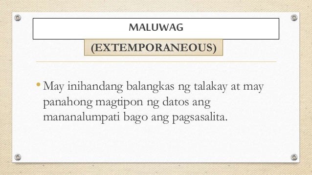 Mga Uri Ng Talumpati At Kahulugan Nito  baekahulu