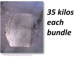 35 kilos
each
bundle
reymark.lalongisip@gmail.com
 