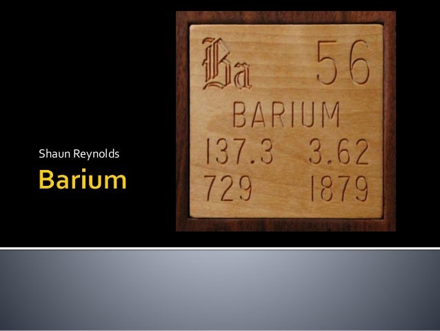 barium shaun reynolds barium shaun reynolds