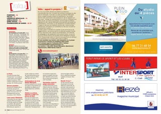 POMPIERS : 18 
POLICE : 17 
URGENCES MÉDICALES : 15 
AMBULANCES : 15 
SAMU SOCIAL : 115 
PHARMACIENS DE GARDE : 32 37 
é t a t c i v i l 
Naissances 
Du 16 septembre au 12 octobre 2014 : Camille 
Decourtye ; Salomé Faes ; Titouan Mainguy ; Eliot 
Tribouilloy ; Jules Letrône ; Lucas Moisnard ; Léna 
Garreau ; Ylian Andriatahina ; Antonin Emery ; 
Mathys Maurin Ragot ; Juliette Nativel ; Capucine 
Quennehen ; Letty Brillaud ; Aya Aifar ; Lia Barbosa 
Pantoja ; Neil Chesneau ; Timothée Marsac ; 
Basile Garreau Piveteau ; Alanzo Nerriere ; Oscar 
Rouesné Coffinieres ; Alice et Lisa Cocaud Adam ; 
Louis Cailleteau ; Tavaé Berthaud ; Martin Alland. 
Mariages 
Hors Rezé : Stéphanie Lucas et Laurent 
Peythieux ; Gilles Caignec et Dagmara Walecka. 
À Rezé du 25 octobre au 8 novembre 2014 : 
Régis Beillevert et Valérie Engel ; Charlotte Prevot 
et Sandrine Blin-Zuanigh. 
Décès 
Du 20 septembre au 16 octobre 2014 : Ernest 
Moreau, 88 ans ; Constant Besseau, 89 ans ; 
Joseph Riguidel, 93 ans ; Odette Piscione née 
Beato, 92 ans ; Michel Salomon, 82 ans ; Jeannine 
Gaborit née Majou, 82 ans ; Charles Le Brumant, 
85 ans ; Michel Napias, 87 ans ; Odette Chauvet 
née Rousteau, 84 ans ; Gérard Jousseaume, 
89 ans ; Élisabeth Bougie née Renaudineau, 
89 ans ; Gildas Lescop, 91 ans ; Annie Maindron 
née Gandemer, 60 ans ; Marie Averty née Poisson, 
92 ans ; Lucien Nicolo, 90 ans ; Marie Caudal née 
Le Pochat, 96 ans ; Mauricette Vivier née Bulteau, 
90 ans ; Jeanne Lecron née Pham Thi Trong, 
91 ans ; Josiane Mocquard née Mouillé, 71 ans. 
22 Rezé Mensuel N°97 décembre 2014 
Vélo : appel à projets ! 
Du 2 au 5 juin 2015, Nantes accueillera la conférence 
internationale Vélo City, l’occasion de conforter la pratique du vélo 
dans la métropole. C’est dans ce cadre que Nantes Métropole 
lance un appel à projets citoyens et associations. Les projets 
devront viser la promotion de la pratique du vélo en agissant sur 
deux axes : changer les représentations du vélo en s’attaquant aux 
idées reçues, aux freins à la pratique, et encourager la pratique 
régulière du vélo. Nantes Métropole récompensera les projets de 
sensibilisation, d’animation ou de réalisations concrètes facilitant 
l’usage du vélo pour les habitants (sorties vélo, visites de sites, 
événements, animations sur le bénéfice du vélo pour la santé ou 
de prévention routière…). 
Qu’elles soient à l’échelle d’un quartier, d’une commune ou de 
l’agglomération, ces actions devront se dérouler pendant l’année 
2015 et répondre à des critères de sensibilisation, de créativité, 
de pédagogie et de coopération entre acteurs locaux. Le jury se 
réunira en février 2015 et les lauréats seront désignés fin février 
2015. Chaque projet retenu à l’issue du jury pourra se voir attribuer 
une subvention d’un montant allant jusqu’à 4 000 €. 
Si vous souhaitez vous inscrire, votre association ou un groupe 
de personnes, le dossier de candidature (fiche projet) 
est à renvoyer avant le 31 décembre 2014 à l’adresse : 
monprojetvelo2015@nantesmetropole.fr ou 
par courrier à : Vélo 2015, Nantes Métropole, département 
déplacements, 44923 Nantes Cedex 9. 
La Poste 
Le bureau de poste Rezé- 
Principal situé 7 rue Joseph-et- 
Lucien-Leclerc a de nouveaux 
horaires d’ouverture : 8h30- 
12h30 et 13h30-18h du lundi au 
vendredi ; 9h-12h30 le samedi. 
Secours populaire 
Ouverture du vestiaire, 68 rue 
Émile-Zola, les jeudi 4 et 
mercredis 10 et 17 décembre 
de 9h à 12h et de 14h à 17h. 
Renseignements les jours 
d’ouverture : 02 51 70 03 81. 
Lutte contre l’illettrisme 
L’association Services régionaux 
itinérants (SRI) accompagne 
les familles de gens du voyage 
au quotidien. Elle recherche 
pour l’année 2014-2015 des 
bénévoles pour apporter un 
soutien scolaire aux enfants 
de l’école élémentaire et aux 
collégiens inscrits au CNED. 
Rens. 09 77 57 79 13. 
Ambassadeurs du tri de 
Nantes Métropole 
Ils seront présents sur le marché 
de la place du Pays-de-Retz pour 
sensibiliser les habitants au tri. 
Mardi 9 décembre, de 8h30 à 
12h30. 
Adultes ou enfants, 
apprenez à nager à la 
piscine de Rezé 
Des cours de natation sont 
proposés aux adultes et aux 
enfants tout au long de l’année 
à la piscine de Rezé. Il reste 
des places pour la prochaine 
session qui se déroule à partir du 
8 décembre. Renseignements 
et inscriptions auprès de la 
piscine municipale Victor-Jara : 
02 51 89 46 20, avenue Léon- 
Blum à Rezé (tramway ligne 3, 
arrêt Trocardière). 
Vaccination contre la 
grippe saisonnière 
La grippe saisonnière touche 
chaque année des milliers de 
personnes. Souvent considérée 
comme banale, cette infection 
contagieuse peut entraîner des 
complications parfois graves, 
notamment respiratoires. Le 
virus évolue en permanence et 
il est recommandé de vous faire 
vacciner tous les ans pour vous 
protéger efficacement, vous et 
votre entourage. 
Les vaccins sont disponibles en 
pharmacie jusqu’au 31 janvier 
2015. Il est gratuit pour les 
personnes âgées de 65 et 
plus ou atteintes de certaines 
maladies chroniques. Rens. 
36 46. 
Bientôt 16 ans ? 
Se faire recenser permet 
de participer à la Journée 
défense et citoyenneté, de 
participer à des examens et 
concours et d’être à 18 ans 
automatiquement inscrit sur les 
listes électorales pour pouvoir 
voter. Les jeunes né(e)s en 
1998 doivent se présenter à 
la mairie, avec carte d’identité 
et livret de famille. Ceux qui 
ne peuvent pas se déplacer 
peuvent se faire représenter 
par leur représentant légal ou 
effectuer la démarche en ligne 
sur www.mon.service-public.fr. 
Rens. 02 40 84 42 02. 
www.nantesmetropole.fr 
 